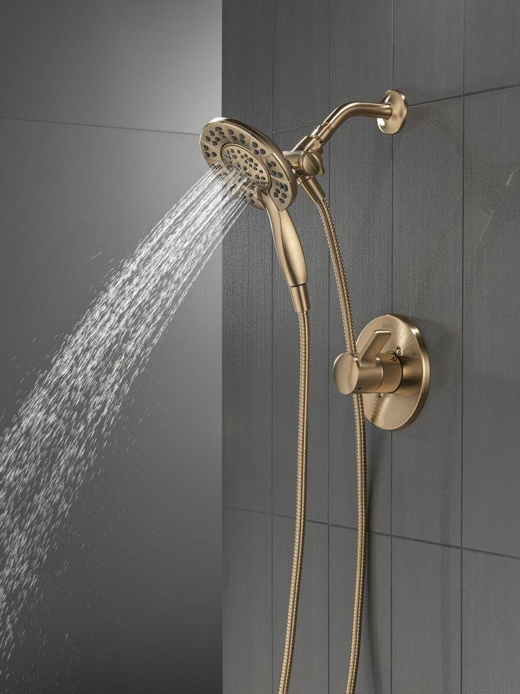 Delta Faucet Champagne Bronze Single Handle Multi Function Shower Faucet (Trim Only) 