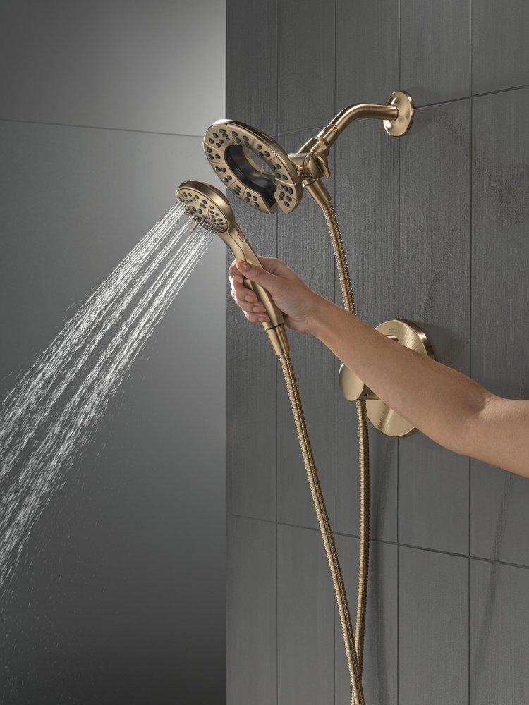 Delta Faucet Champagne Bronze Single Handle Multi Function Shower Faucet (Trim Only) 