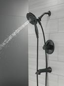 Delta Faucet Matte Black Single Handle Multi Function Bathtub & Shower Faucet (Trim Only) 