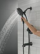 Delta Faucet Matte Black Single Handle Multi Function Bathtub & Shower Faucet (Trim Only) 
