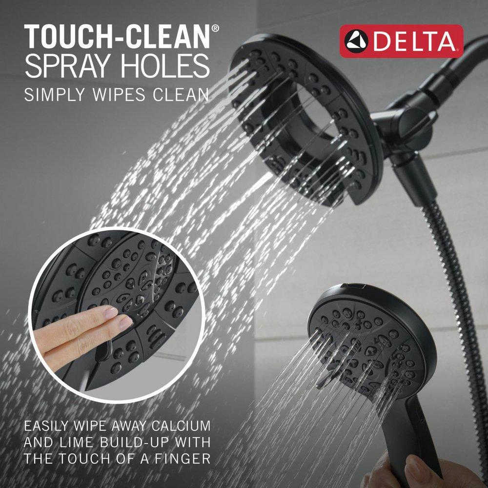Delta Faucet Matte Black Single Handle Multi Function Bathtub & Shower Faucet (Trim Only) 