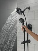 Delta Faucet Matte Black Single Handle Multi Function Bathtub & Shower Faucet (Trim Only) 