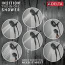Delta Faucet Matte Black Single Handle Multi Function Bathtub & Shower Faucet (Trim Only) 