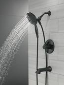 Delta Faucet Matte Black Single Handle Multi Function Bathtub & Shower Faucet (Trim Only) 