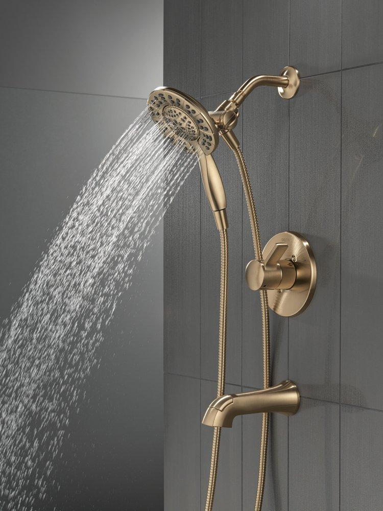 DELTA ALBION MONITOR 14 SERIES TUB AND SHOWER TRIM ONLY WITH IN2ITION HAND SHOWER 