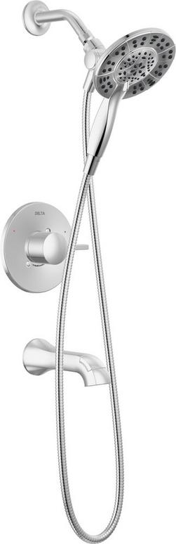 Single Handle Multi Function Bathtub & Shower Faucet in Chrome (Trim Only)