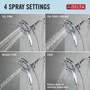 Delta Faucet Chrome Single Handle Multi Function Bathtub & Shower Faucet (Trim Only) 