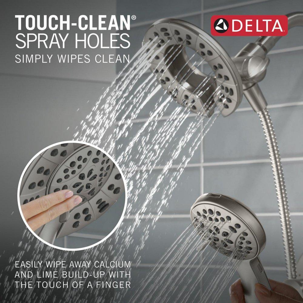 Delta Faucet SpotShield Brushed Nickel Single Handle Multi Function Bathtub & Shower Faucet (Trim Only) 