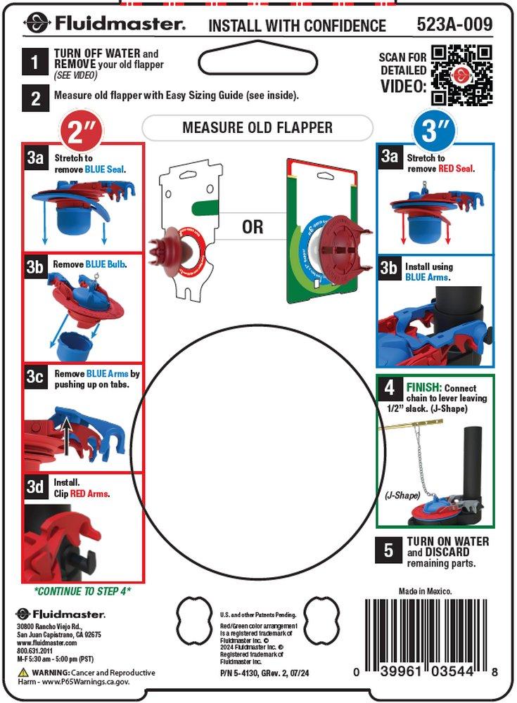 3 in. Complete Toilet Tank Repair Kit 