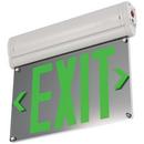 Basics Edge-Lit LED 4in. Wide Green Letter Surface Mount Exit Light 