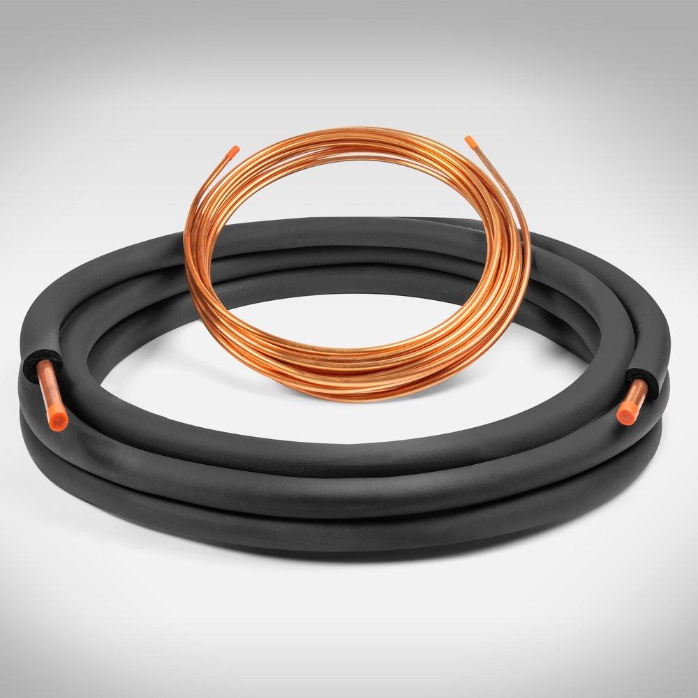 1/2X1-1/8X3/4X25FT COPPER LINESET 