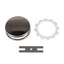 Snap-On Bathtub Faceplate with Conversion Bar in Brushed Nickel