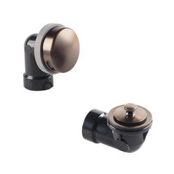 Push/Pull ABS Schedule 40 Half Bath Waste Kit with Quick Test in Oil Rubbed Bronze