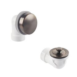 Lift and Turn PVC Schedule 40 Half Bath Waste Kit with Quick Test in Oil Rubbed Bronze