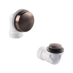 Toe Touch PVC Schedule 40 Half Bath Waste Kit with Quick Test in Oil Rubbed Bronze