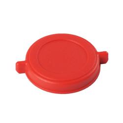 ABS Overflow Test Cap in Red