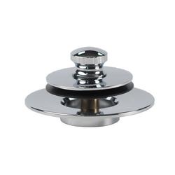Lift and Turn Brass Tub Stopper and Trim Ring in Chrome Plated