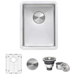 14 in. Undermount Stainless Steel Single Bowl Kitchen Sink