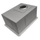 GRAVENA 14" UNDERMOUNT SINGLE BASIN 16 GAUGE STAINLESS STEEL KITCHEN SINK WITH BASIN RACK AND BASKET STRAINER 