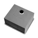 GRAVENA 23" UNDERMOUNT SINGLE BASIN 16 GAUGE STAINLESS STEEL KITCHEN SINK WITH BASIN RACK AND BASKET STRAINER 