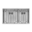 33" UNDERMOUNT DUAL BASIN STAINLESS STEEL KITCHEN SINK WITH SOUND DAMPENING 