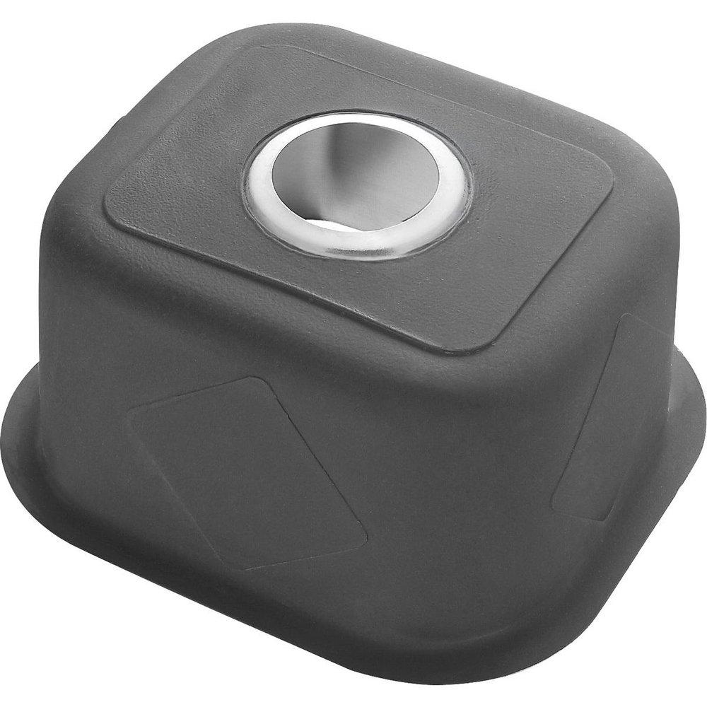 PARMI 13" UNDERMOUNT SINGLE BASIN 16 GAUGE STAINLESS STEEL KITCHEN SINK WITH BASIN RACK AND BASKET STRAINER 