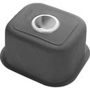 PARMI 13" UNDERMOUNT SINGLE BASIN 16 GAUGE STAINLESS STEEL KITCHEN SINK WITH BASIN RACK AND BASKET STRAINER 