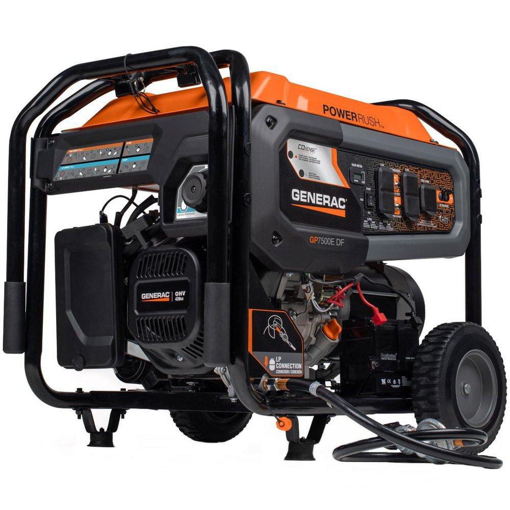 GP SERIES 7,500-WATT (120 / 240V) ELECTRIC BUTTON / RECOIL START MULTI-FUEL PORTABLE GENERATOR WITH COSENSE TECHNOLOGY 