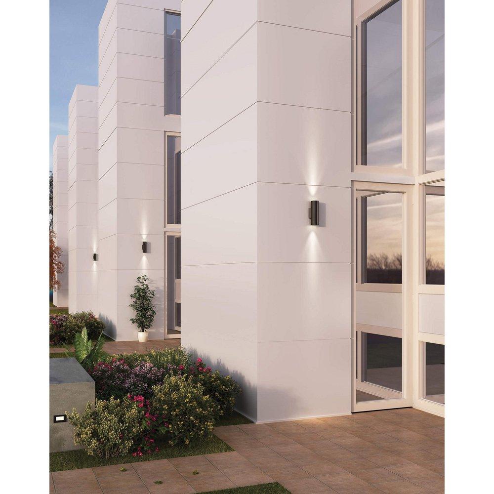 LED WALL 12" TALL 2 LIGHT LED OUTDOOR WALL SCONCE WITH ADJUSTABLE BEAM OPTIONS 