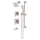 VERITY HYDROMERSION DOUBLE HANDLE TUB AND SHOWER TRIM KIT WITH HAND SPRAY - LESS VALVE 