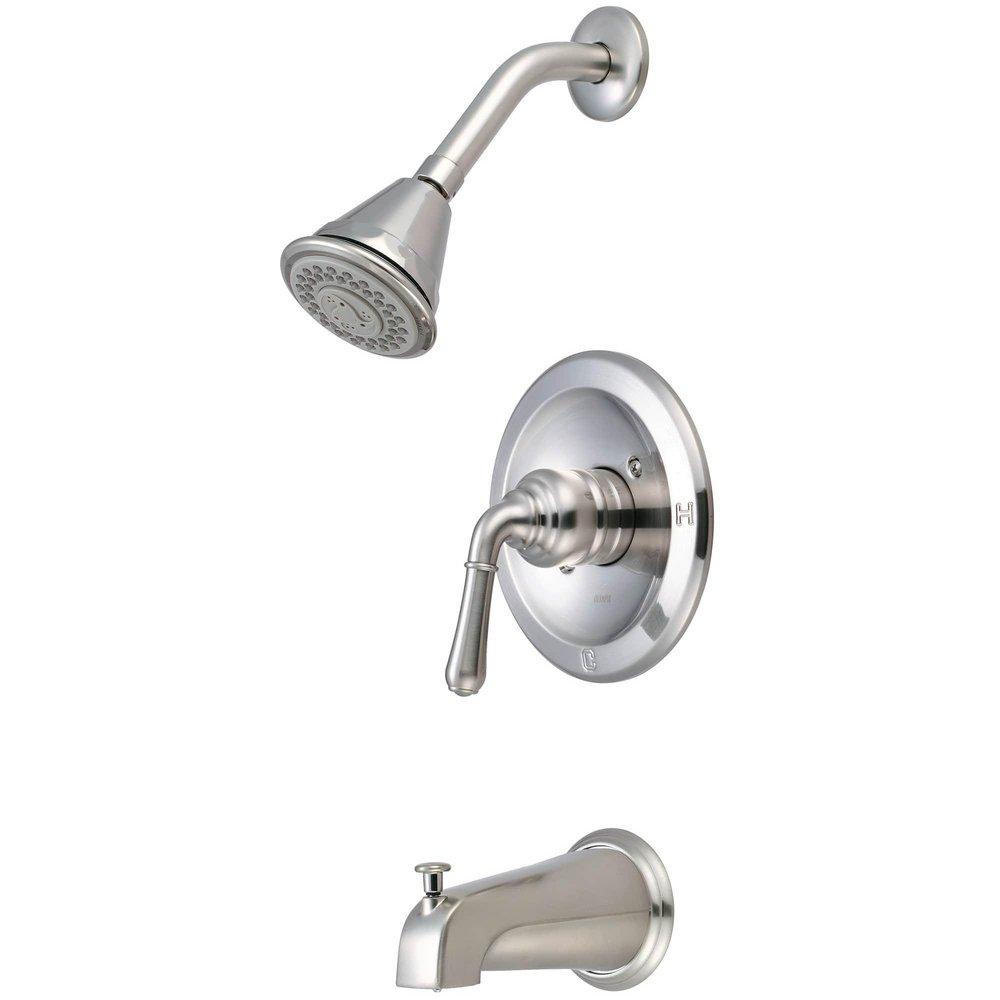 ACCENT TUB AND SHOWER TRIM PACKAGE WITH 1.75 GPM MULTI FUNCTION SHOWER HEAD 