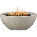 REDDING 42 INCH WIDE 60,000 BTU FREESTANDING NATURAL GAS ROUND BOWL FIRE PIT BY JENSEN CO. 