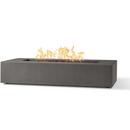 ESTES LOW RECTANGLE PROPANE FIRE TABLE IN CARBON BY JENSEN CO. 
