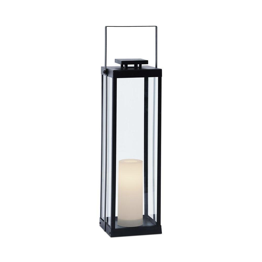 LA SAL 22" TALL LED OUTDOOR COLUMN FLOOR LAMP 