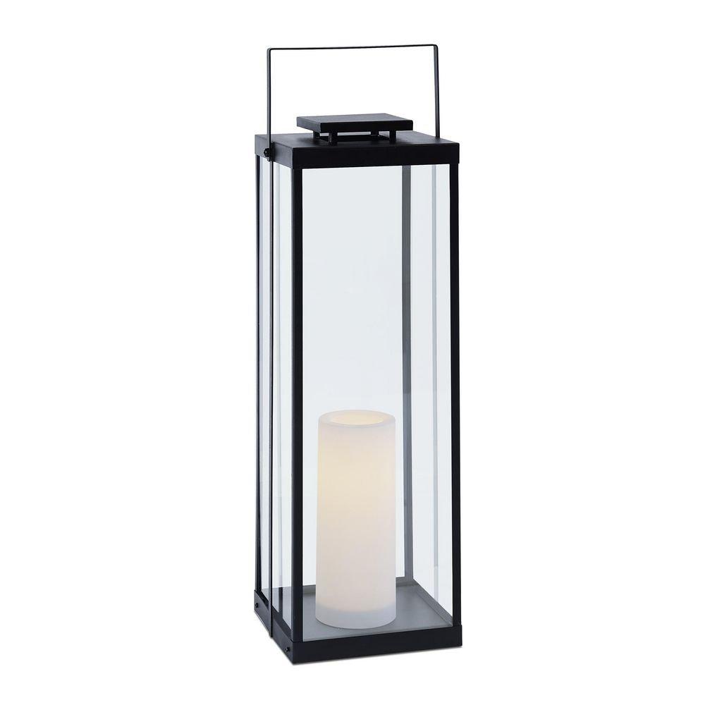 LA SAL 31" TALL LED OUTDOOR COLUMN FLOOR LAMP 