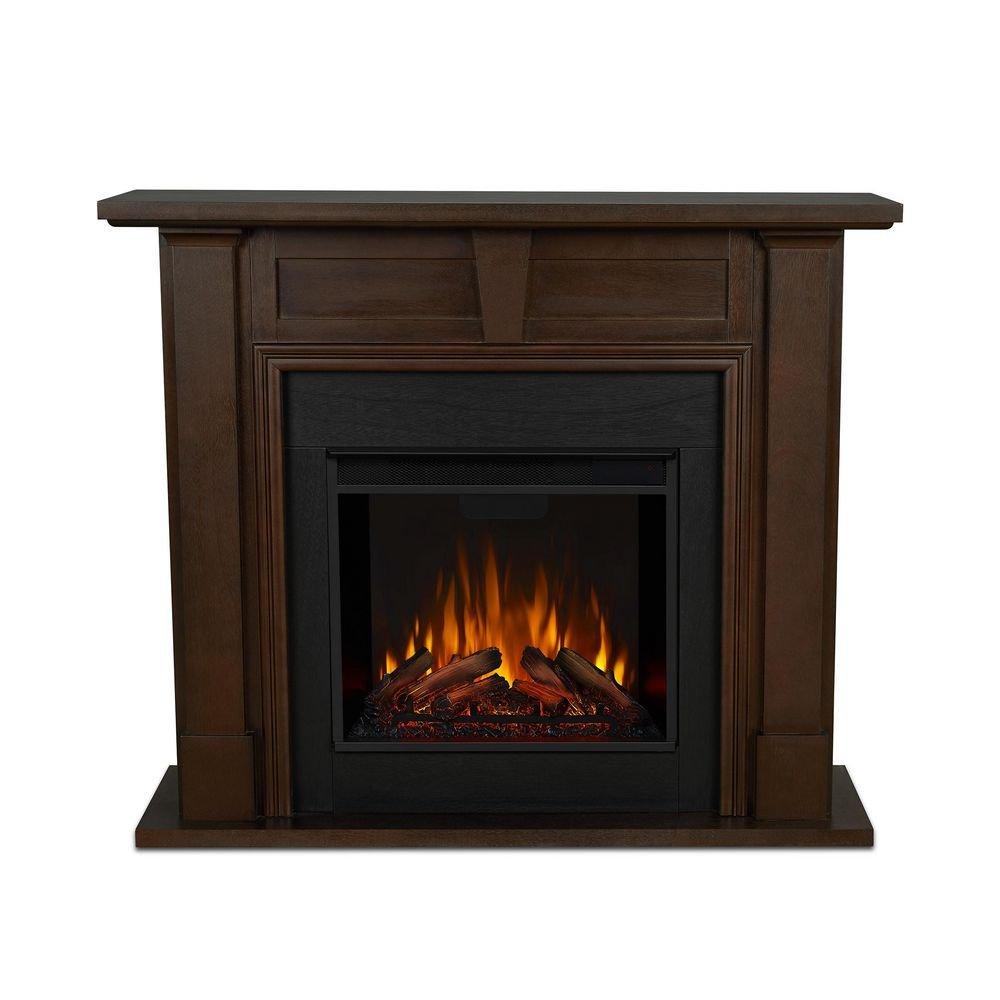 GRANBY 4780 BTU / 1500W 50 INCH WIDE FREE STANDING VENT FREE MANTEL ELECTRIC FIREPLACE WITH VIVIDFLAME FIREBOX AND REMOTE CONTROL 