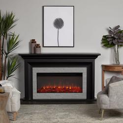 SONIA 69" WIDE 5,100 BTU LANDSCAPE ELECTRIC MANTEL FIREPLACE WITH MULTIPLE FLAME COLORS