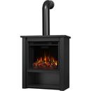 HOLLIS 4,780 BTU 32 INCH WIDE FREE STANDING ELECTRIC FIREPLACE WITH LED DISPLAY 