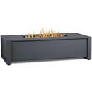 KEENAN 52 INCH WIDE 50,000 BTU FREESTANDING LIQUID PROPANE RECTANGULAR TABLE FIRE PIT 