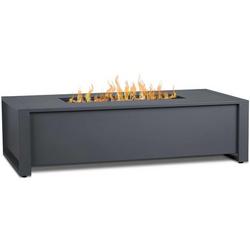 KEENAN 52 INCH WIDE 50,000 BTU FREESTANDING LIQUID PROPANE RECTANGULAR TABLE FIRE PIT