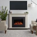 TEJON 52" WIDE 5,100 BTU SLIM MANTEL ELECTRIC FIREPLACE WITH MULTIPLE FLAME COLORS 