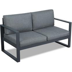 BALTIC 55 INCH ALUMINUM FRAMED FABRIC OUTDOOR LOVESEAT