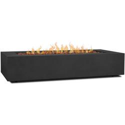 AEGEAN 70 INCH WIDE 65,000 BTU FREESTANDING LIQUID PROPANE RECTANGULAR TABLE FIRE PIT