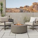 AEGEAN 36 INCH WIDE PROPANE/NATURAL GAS ROUND FIRE TABLE 