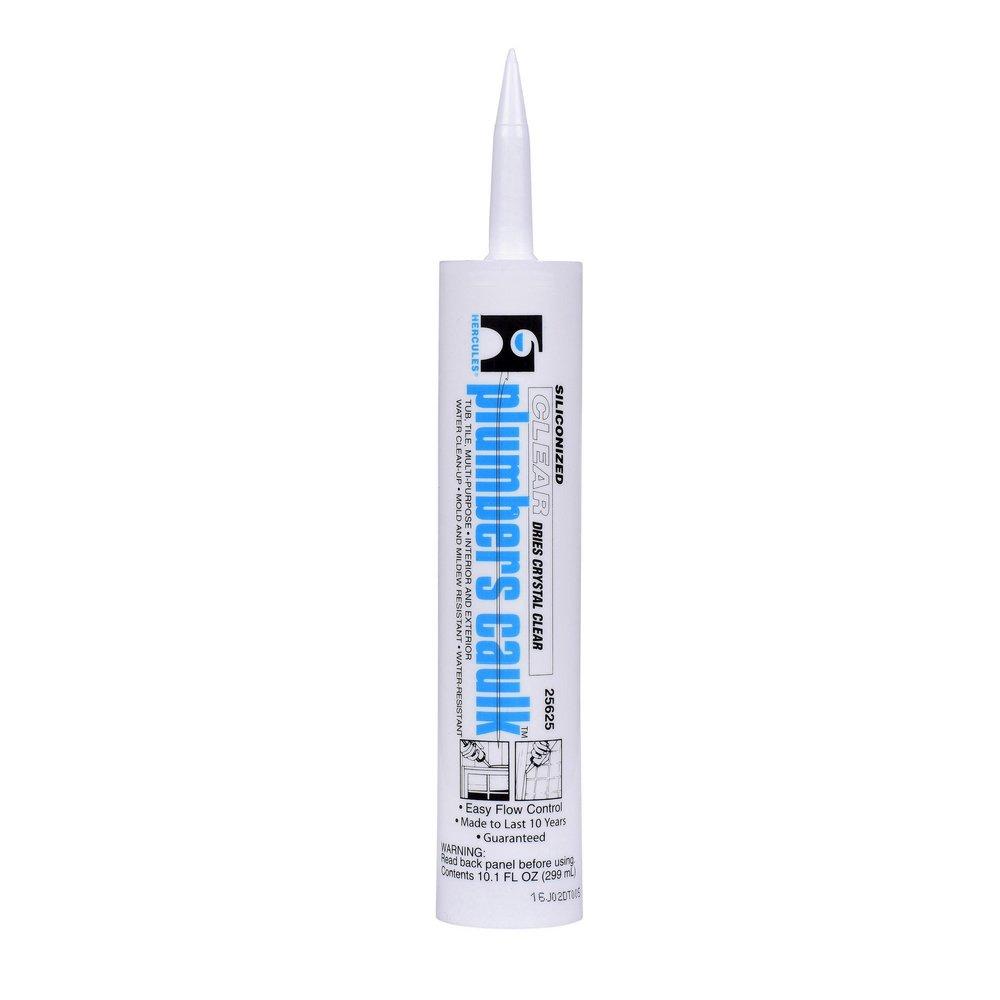 Hercules&reg; Clear Siliconized Acrylic Latex Caulk in Clear 