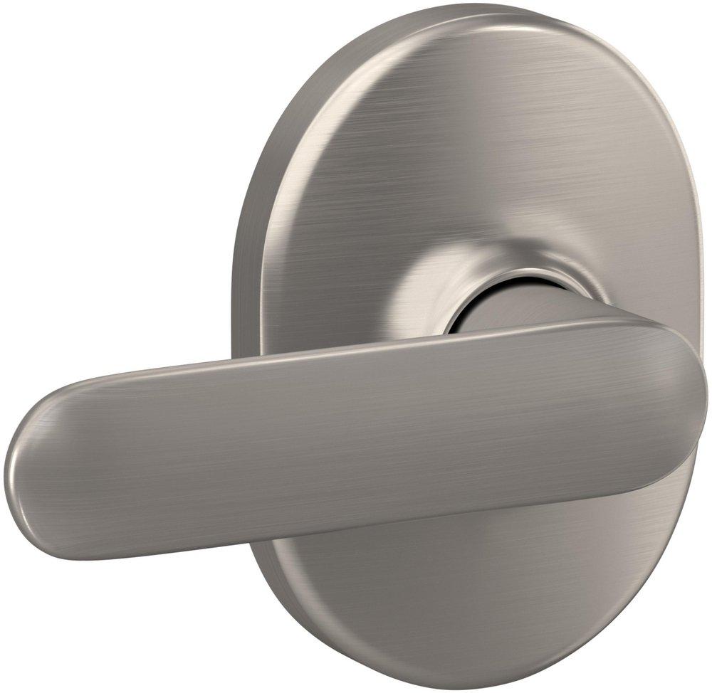 DAVLIN PASSAGE DOOR LEVER SET WITH DECORATIVE REMSEN TRIM 
