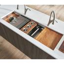 45 in. Undermount Stainless Steel Single Bowl Workstation Kitchen Sink 