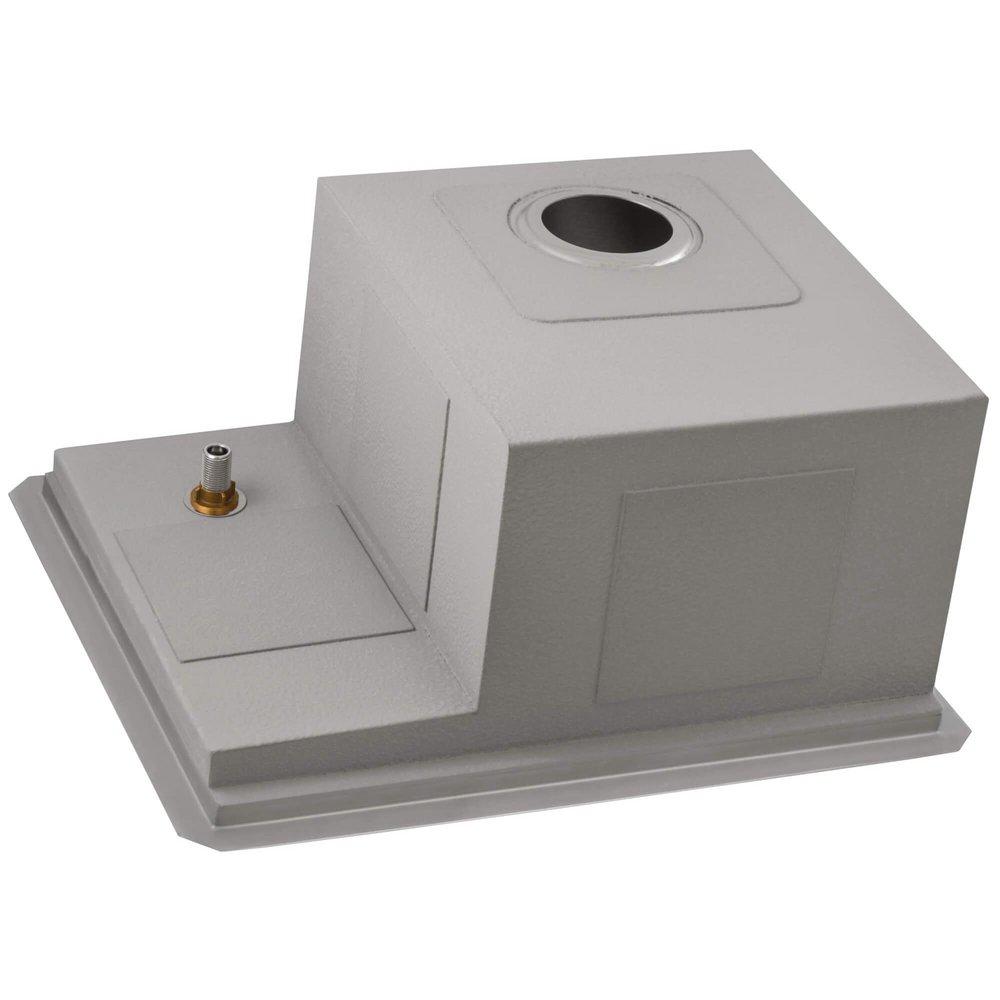 GLASS RINSER AND SINK COMBO 22 INCH WORKSTATION FOR WET BAR BOTTLE WASHER UNDERMOUNT - RVH8542ST 