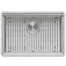 27-INCH WORKSTATION ROUNDED CORNERS UNDERMOUNT LEDGE KITCHEN SINK WITH ACCESSORIES - RVH8327 