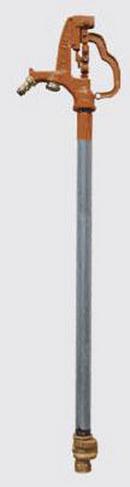 Woodford Manufacturing Galvanized Brass and Galvanized Steel NPT x MHT Not Approved for Potable Water Applications Yard Hydrant 